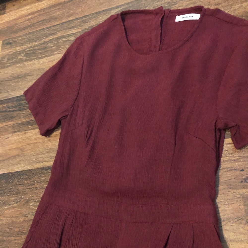 Maroon Jumpsuit